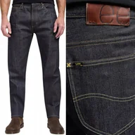 Spodnie męskie - Lee 101Z Dry Proste Spodnie Jeansowe Japan Premium Bez Streczu W34 L32 - miniaturka - grafika 1