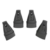 Bagażniki dachowe - Volkswagen 5G0071720 zaślepki na bagażnik dachowy, 4 sztuki, czarne - miniaturka - grafika 1