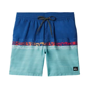 Męskie Szorty QUIKSILVER EVERYDAY WORDBLOCK VOLLEY 17 AQYJV03150-BYC6 – Niebieski - Spodenki męskie - miniaturka - grafika 1