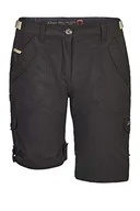 Spodnie damskie - G.I.G.A. DX Damskie spodnie Loska Casual Bermudas, antracytowy, 34 PL - miniaturka - grafika 1