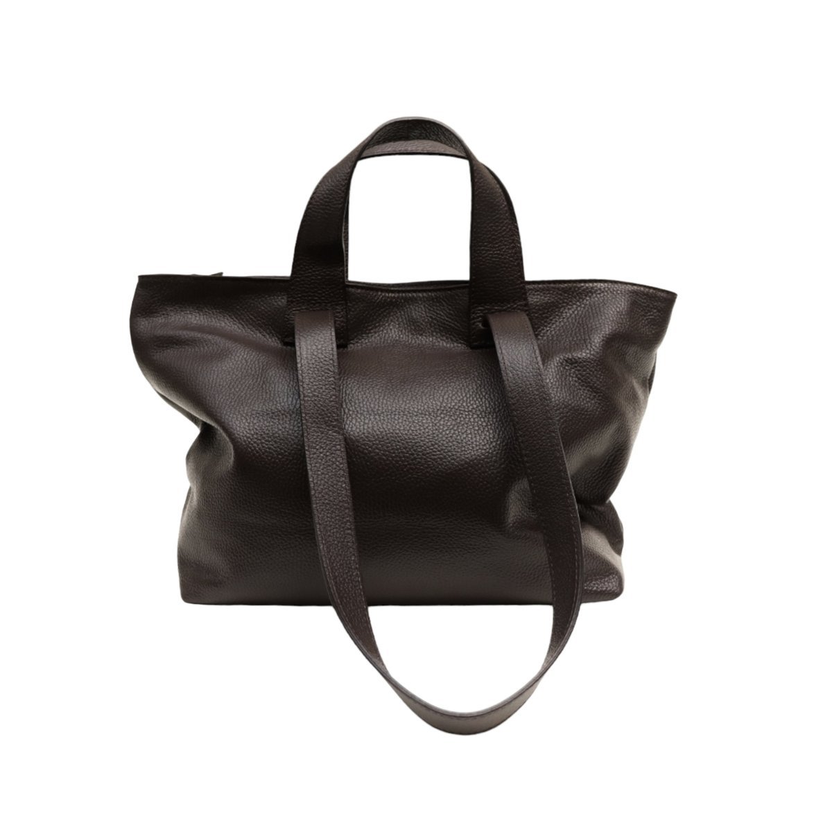 Torebka Damska Shopper, skóra naturalna Veronica Brązowy
