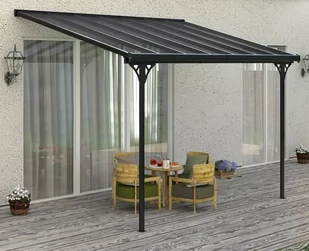 Rojaplast pergola ogrodowa BRUCE F 436×305 cm szara - Kratki i pergole - miniaturka - grafika 1