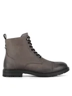 Botki męskie - Lasocki Trzewiki LEADER-04 MI08 Szary - miniaturka - grafika 1