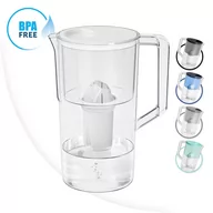 Dzbanki filtrujące - Dzbanek Filtrującyaquaclassic Basic, Wessper, Wkład Filtrujący W Zestawie, 2,5L, Biały - miniaturka - grafika 1