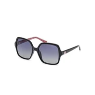 Okulary przeciwsłoneczne - Guess GU7921-H Okulary przeciwsłoneczne, damskie, Shiny Black (Czarne), Jeden rozmiar - miniaturka - grafika 1