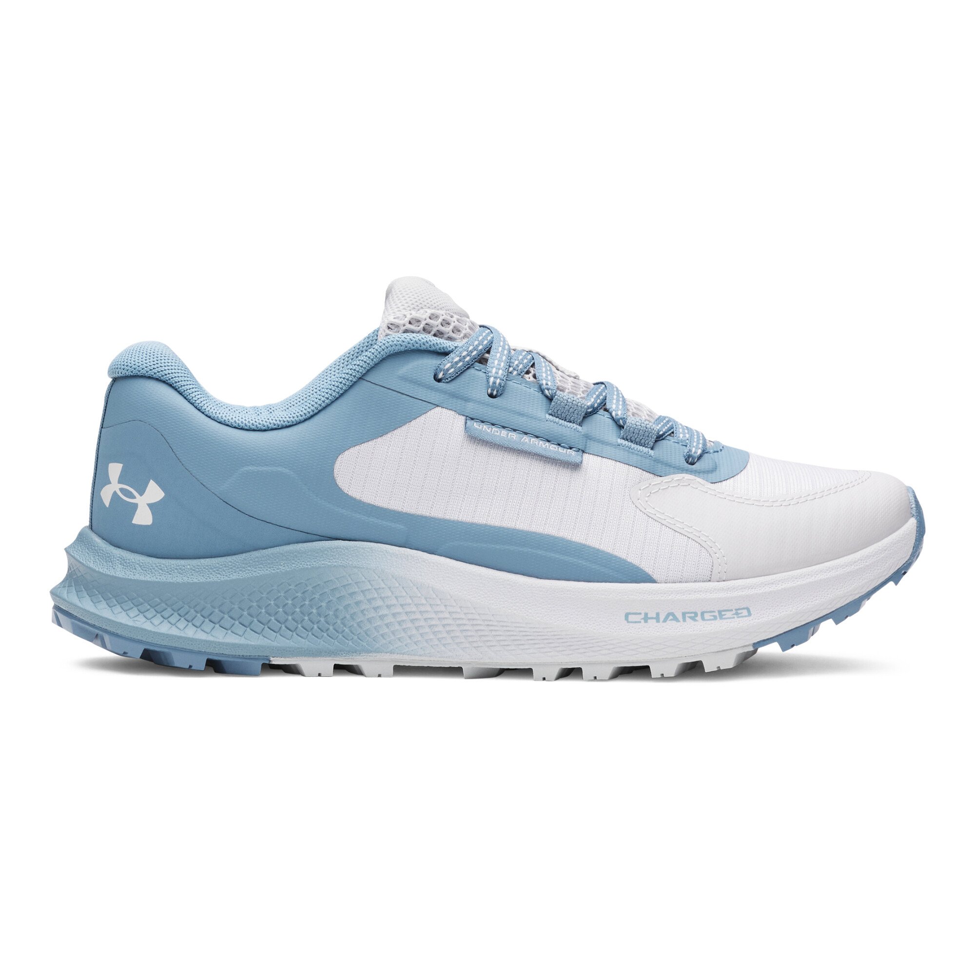 Damskie buty do biegania Under Armour Charged Bandit TR 3 Halo Gray / Blue Smoke / Nimbus Blue US 8
