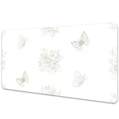 Podkładki na biurko - Mata na biurko Przezroczyste motyle 90x45 cm - miniaturka - grafika 1