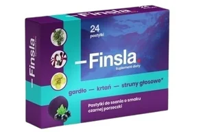 POLSKI LEK Finsla x 24 pastylek miękkich - Przeziębienie i grypa - miniaturka - grafika 1