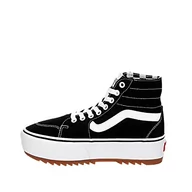 Trampki damskie - Vans Damskie tenisówki Filmore Hi Tapered Platform ST, płótno czarne, 4,5 UK, płótno czarne, 37 EU - miniaturka - grafika 1