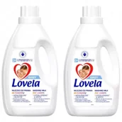 Środki do prania - Lovela Baby hipoalergiczne mleczko do prania ubranek niemowlęcych i dziecięcych do kolorów Zestaw 2 x 1.45 l - miniaturka - grafika 1
