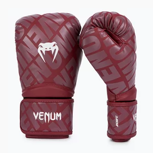 Rękawice bokserskie Venum Contender 1.5 XT Boxing burgundy/white - Rękawice bokserskie - miniaturka - grafika 1