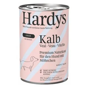 HARDYS Junior Cielęcina z delikatną marchewką 6 x 400 g - Mokra karma dla psów - miniaturka - grafika 1
