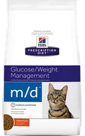 Sucha karma dla kotów - Hills Prescription Diet M/D Feline Weight Loss Diabetic 1,5 kg - miniaturka - grafika 1