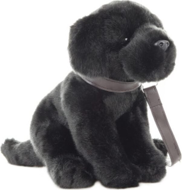 Pluszowe ZOO: maskotka PIES Labrador na smyczy 28cm (91349) (eco-friendly)