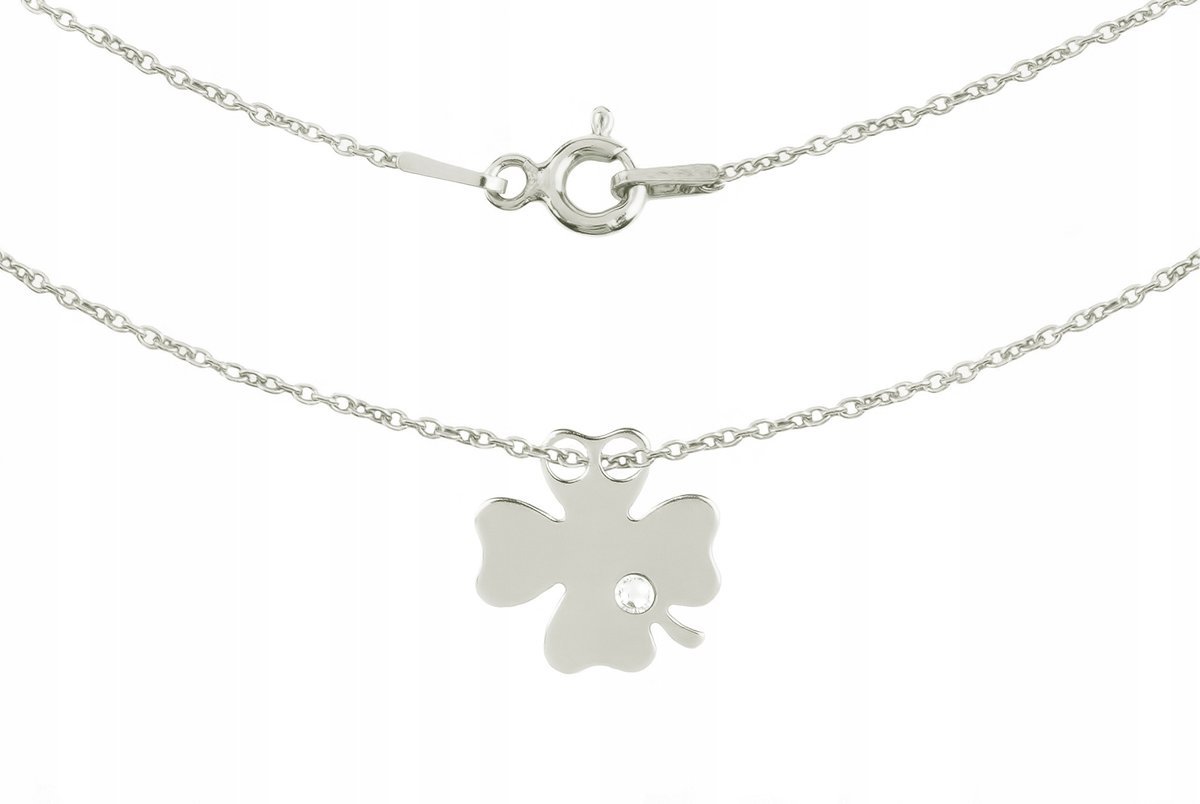 Naszyjnik CELEBRYTKA koniczynka SWAROVSKI