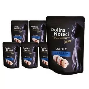Dolina Noteci Premium danie z dorsza z sardynką junior 10x85g 38962-uniw - Mokra karma dla kotów - miniaturka - grafika 1