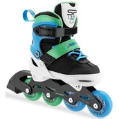 Rolki - Rolki SPOKEY Joy ( 31-34) Czarno-zielono-niebieski - miniaturka - grafika 1