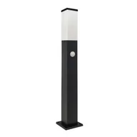 Lampy ogrodowe - Słupek Ogrodowy Tulis 40 Pir Z Czujnikiem Ruchu, E27 Czarny Ip44 Garden Line Edo777386 Edo - miniaturka - grafika 1