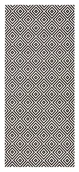 Dywany - bougari W-& Outdoor dywan karo czarno | 102470 102470-80x150 - miniaturka - grafika 1
