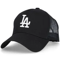 Czapki i chusty sportowe męskie - Czapka z daszkiem bejsbolówka lablack trucker - miniaturka - grafika 1