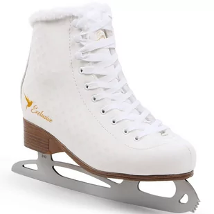 SMJ Łyżwy figurowe Exclusive białe EXCL_WHITE - Łyżwy - miniaturka - grafika 1