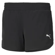 Spodnie sportowe damskie - Damskie szorty z tkaniny Active PUMA Black - miniaturka - grafika 1
