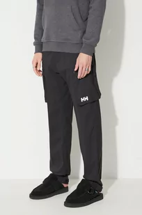Helly Hansen spodnie outdoorowe Move QD 2.0 kolor czarny 53978-597 - Spodnie sportowe męskie - miniaturka - grafika 1