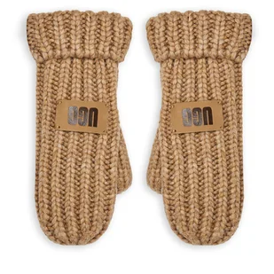 Rękawiczki dziecięce Ugg K Chunky Mitten 100030 Beżowy - Rękawiczki dla dzieci - miniaturka - grafika 1