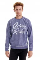 Bluzy męskie - WRANGLER CREW SWEAT NJY W6490INJY M - miniaturka - grafika 1