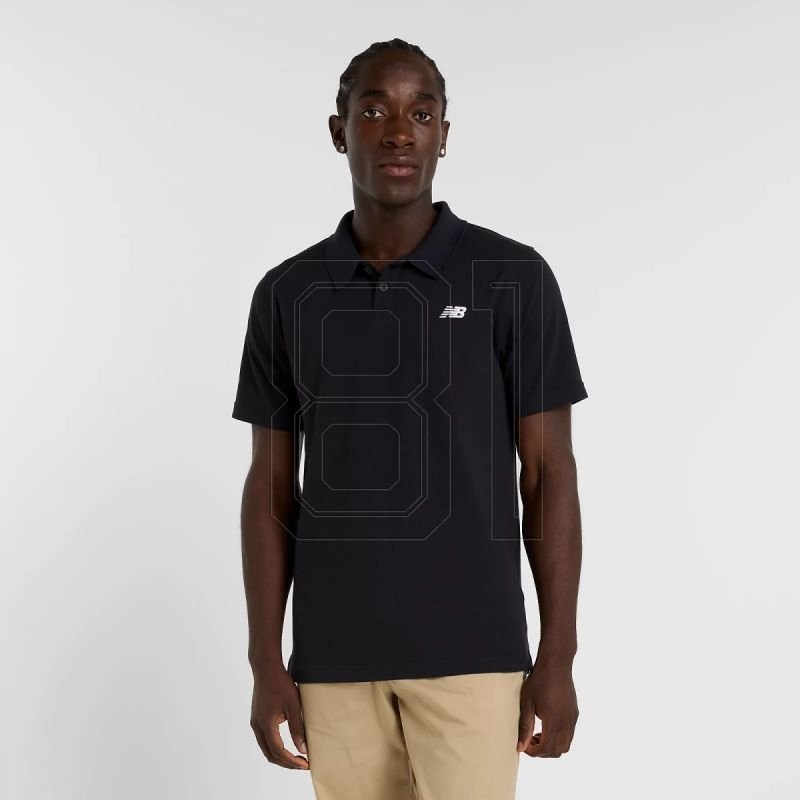Koszulka New Balance Cotton Pique Polo M MT51519BK M