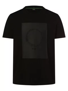 Koszulki męskie - BOSS Green - T-shirt męski  Tee 4, czarny - grafika 1