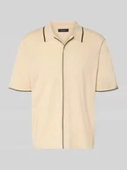 Koszule męskie - Koszula casual o kroju regular fit w dzianinowym wyglądzie model 'Apolo' - miniaturka - grafika 1