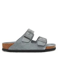 Klapki i japonki damskie - Klapki Birkenstock Arizona Sfb 1030912 Szary - miniaturka - grafika 1