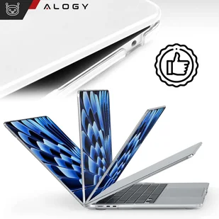 Etui do Macbook Air 15 M2 2023 A2941 Case obudowa pokrowiec Clear Alogy Hard Cover Przezroczyste - Części i akcesoria do laptopów - miniaturka - grafika 8