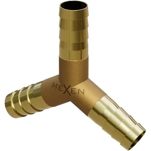 Mexen BRASS trójnik do węża Y mosiężny 8 x 8 x 8 mm - W97429-080808 - Łączniki, trójniki, kształtki - miniaturka - grafika 1