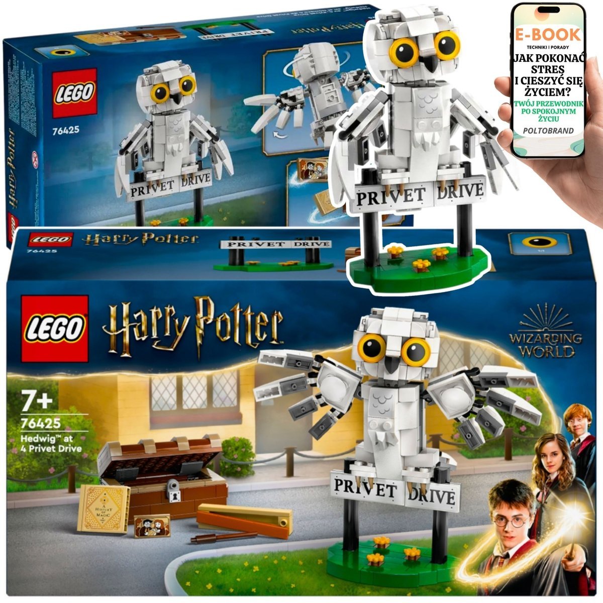 LEGO Harry Potter HEDWIGA™ na Privet Drive –76425 MAGIA w Twoim domu PREZENT DLA DZIECKA 7+ EBOOK-1