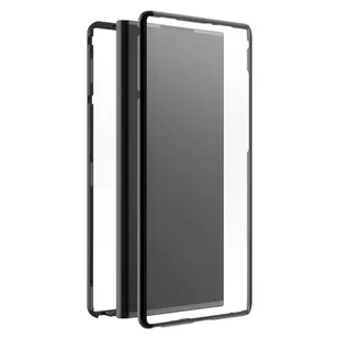Black Rock - Etui ze szkła 360 stopni, pasuje do Samsung Galaxy S23 Ultra I, etui na telefon komórkowy, magnetyczne zamknięcie, osłona (przezroczyste z czarną ramką) - Etui i futerały do telefonów - miniaturka - grafika 1