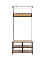 Wieszaki i stojaki - Wieszak na ubrania Seaford, wieszak do przedpokoju, wieszak do przedpokoju loft - miniaturka - grafika 1