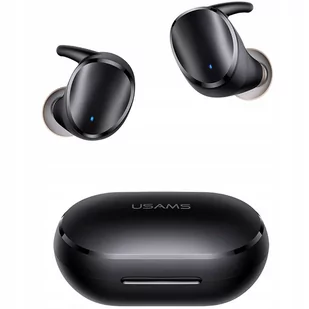 USAMS TWS Earbuds LX08 czarne - Słuchawki - miniaturka - grafika 1