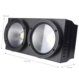 LIGHT4ME BLINDER LED 2x100W oświetlacz sceniczny reflektor stroboskop - Oświetlenie i efekty wizualne - miniaturka - grafika 1