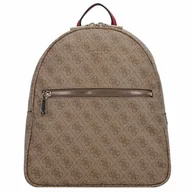 Plecaki - Guess Vikky Plecak miejski 31 cm brown - miniaturka - grafika 1