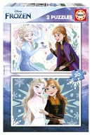 Puzzle - Educa, Puzzle, Disney, Kraina Lodu, 2 x 20 el. - miniaturka - grafika 1