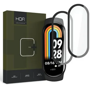 Szkło hybrydowe HOFI Hybrid Pro+ do Xiaomi Smart Band 8/8 NFC Czarny - Akcesoria do smartwatchy - miniaturka - grafika 1