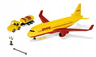 Zabawki zdalnie sterowane - Siku 1702 Samolot Transportowy Dhl Zestaw Z Akcesoriami - miniaturka - grafika 1