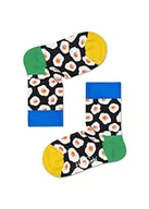 Skarpetki damskie - Happy Socks Sunny Side Up Sock, kolorowe i zabawne, Skarpety dla dzieci, Czarny-Zielony-Biały-Żółty (0-12M) - miniaturka - grafika 1