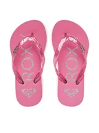Buty dla dziewczynek - Roxy Japonki ARGL100263 RPC Różowy - miniaturka - grafika 1