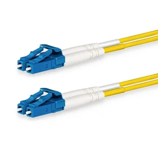 Lanview LVO231407 kabel optyczny 2 m 2x LC OS2 Żółty - Kable światłowodowe - miniaturka - grafika 1