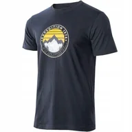 Koszulki męskie - Koszulka Męska HI-TEC ZERGO T-Shirt Podkoszulek Sportowa na co dzień XL - miniaturka - grafika 1