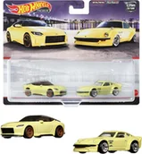 Samochody i pojazdy dla dzieci - Hot Wheels Zestaw 2 autek Nissan Z Porto i Nissan Fairlady Z HBL96-HFF33 - miniaturka - grafika 1