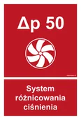 Systemy ekspozycyjne i znaki informacyjne - BC058 SYSTEM RÓŻNICOWANIA CIŚNIENIA, PS - PŁYTA PCV 1MM FOTOLUMINESCENCYJNA; (400X594MM) - miniaturka - grafika 1